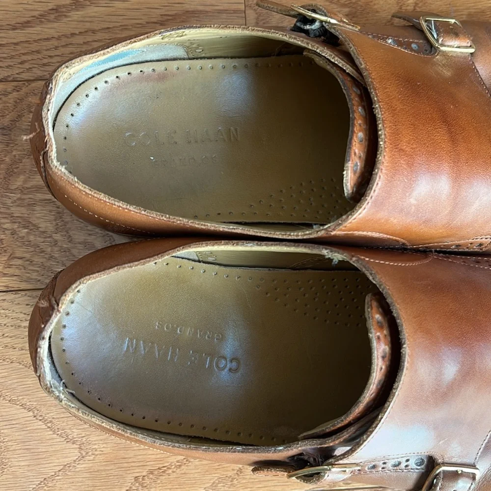 Cole Haan, Men’s Leather Monk dress shoes, size 11 M